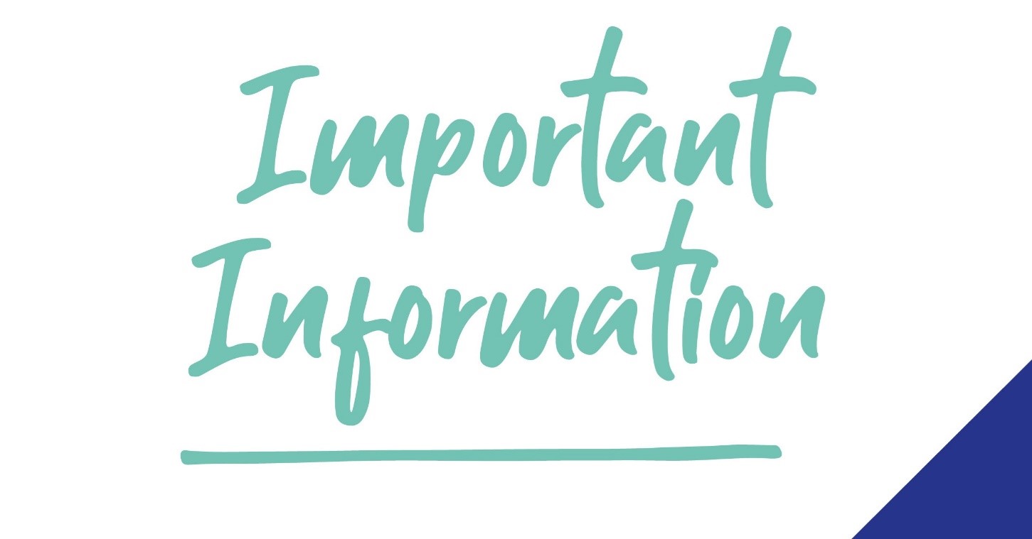 Important Information - price increase 2022